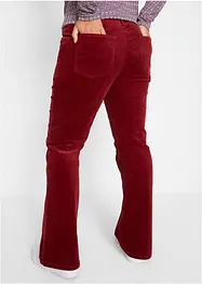 Stretch corduroy broek, bootcut, bonprix