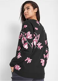 Sweater van katoen, wijd model, bonprix