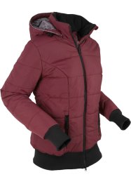 Gewatteerde outdoor jas met gedessineerde voering, bpc bonprix collection