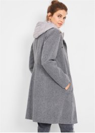 Korte coat met wol, layerlook, John Baner JEANSWEAR