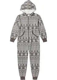 Pyjama onesie van sweat, bonprix