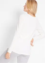 Katoenen longsleeve met kerstmotief, bonprix