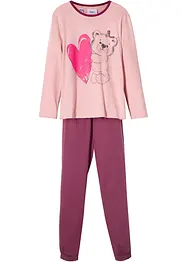 Meisjes pyjama met biologisch katoen (2-dlg. set), bonprix