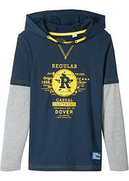 Layershirt met capuchon, bpc bonprix collection