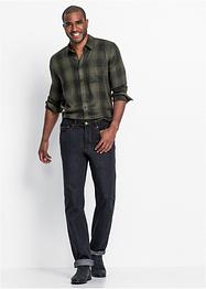 Classic fit jeans met deels elastische band, straight, John Baner JEANSWEAR