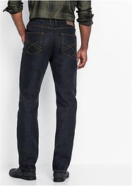 Classic fit jeans met deels elastische band, straight, John Baner JEANSWEAR