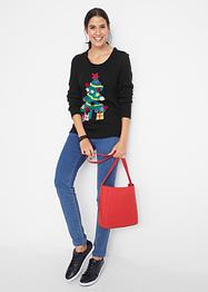 Kersttrui met dennenboom, bpc bonprix collection