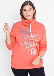 Sweater met glitterprint, John Baner JEANSWEAR