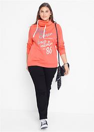 Sweater met glitterprint, John Baner JEANSWEAR