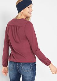 Henley shirt van katoen met lange mouwen, bpc bonprix collection