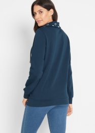 Sweater met gedessineerde col, bpc bonprix collection