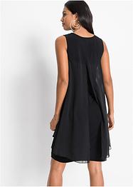 Jersey jurk met chiffon, BODYFLIRT
