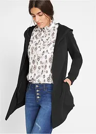 Lang sweatvest in een katoenmix, bonprix