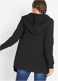 Lang sweatvest in een katoenmix, bonprix
