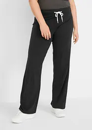 Jersey broek met biologischi katoen en stretch, bonprix