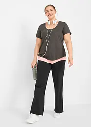 Jersey broek met biologischi katoen en stretch, bonprix