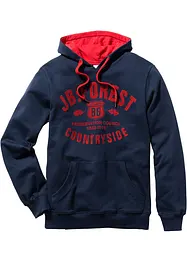 Hoodie met flockprint, bonprix