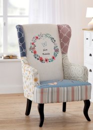 Oorfauteuil met speelse print, bpc living bonprix collection