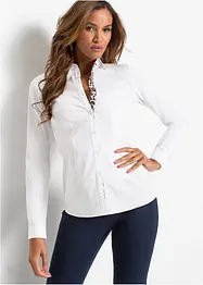 Blouse met luipaard details, bonprix