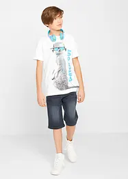 Stretch jeans bermuda, regular fit, bonprix