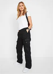 Mid waist cargo jeans in een katoenmix, bonprix