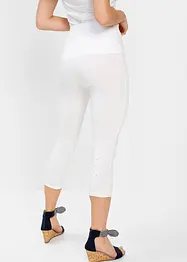 Capri legging met glittersteentjes, bonprix