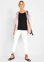 Lang ajour vest, bonprix