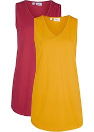 Basic longtop van katoen (set van 2), bpc bonprix collection