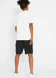 T-shirt en bermuda van biologisch katoen (2-dlg. set), bonprix