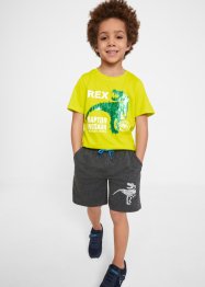 Jongens T-shirt met omkeerbare pailletten en short (2-dlg. set), bpc bonprix collection