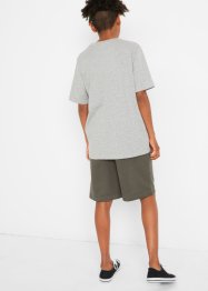 Jongens T-shirt en sweat bermuda (2-dlg. set), bpc bonprix collection