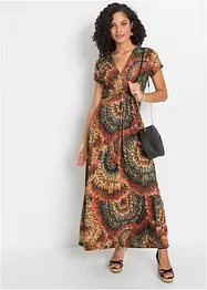 Gedessineerde maxi jurk van jersey, bonprix