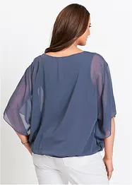 Chiffon blouse met ondershirt, bonprix