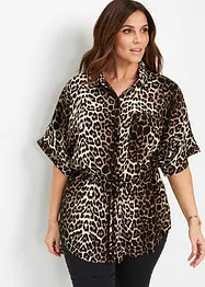 Viscose blouse met korte mouwen, bonprix