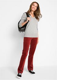 Stretch corduroy broek, straight, bpc bonprix collection