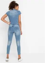 Jeans jumpsuit met knopen, RAINBOW