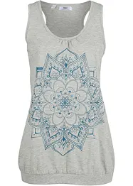 Katoenen top met mandala print, bonprix