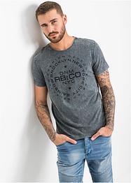 Huidvriendelijk T-shirt van katoen, slim fit, RAINBOW