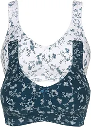 Bh zonder beugels (set van 2) met biologisch katoen, bonprix