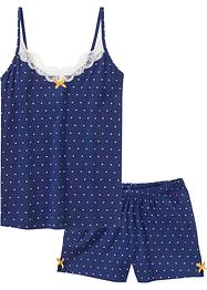 Shortama met spaghettibandjes (2-dlg. set), bpc bonprix collection