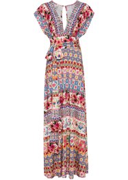 Maxi jurk met strikceintuur, korte maat, BODYFLIRT boutique
