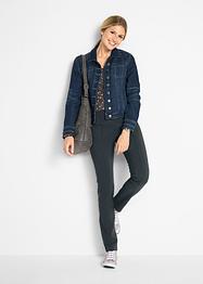 High-waist bengaline stretch broek met comfortband, straight, bpc bonprix collection