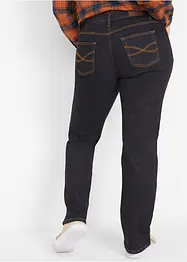 Mid waist stretch jeans, straight, bonprix