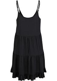 Lange spaghetti top met volants, bpc bonprix collection