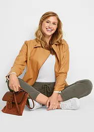 Corduroy broek met comfortabele tailleband, bonprix