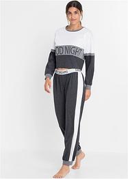 Pyjama met cropped longsleeve (2-dlg.), bpc bonprix collection