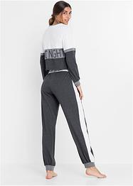 Pyjama met cropped longsleeve (2-dlg.), bpc bonprix collection