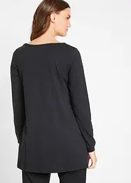 Katoenen longshirt in A-lijn, bonprix