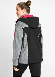 Softshell jas met reflecterende details, waterafstotend, bonprix