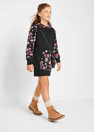 Meisjes sweatjurk met capuchon, bonprix